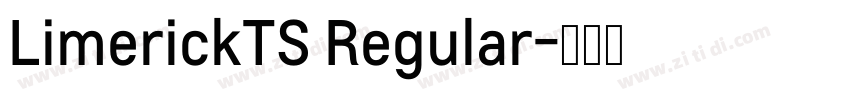 LimerickTS Regular字体转换